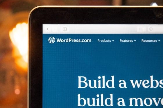The Ultimate Guide to Building a Website in 2024 showcases the wordpress website displayed on a laptop.